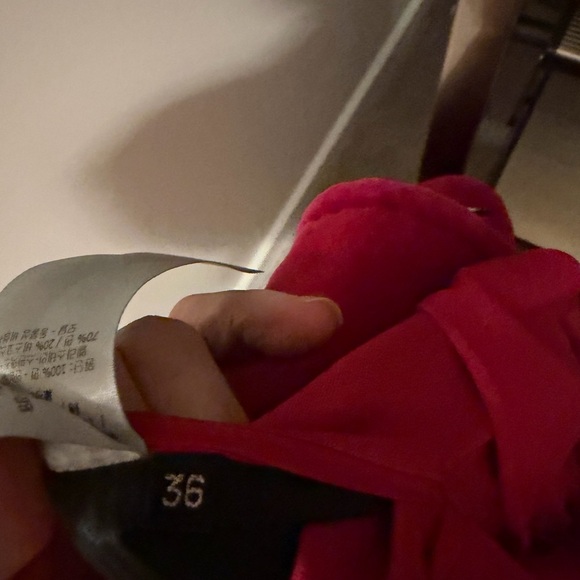 Tom Ford Women's Red/Pink Velvet Blazer - Picture 6 of 8